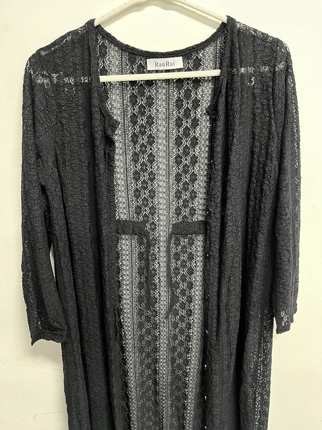 Swimsuit Cover Up Women Plus Size Sheer See Through Sexy lace Kimono