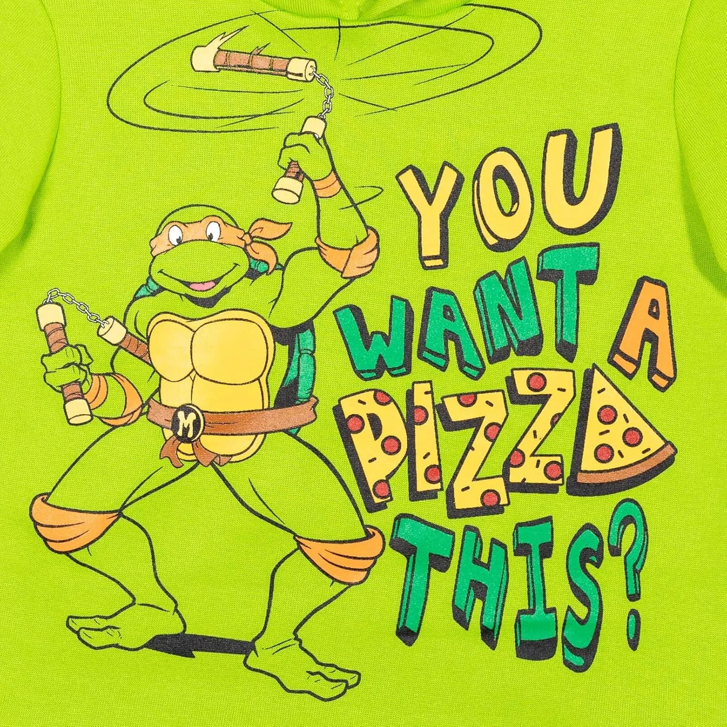 Teenage Mutant Ninja Turtles Fleece Pullover Hoodie Toddler to Big Kid Sizes (2T - 18-20)