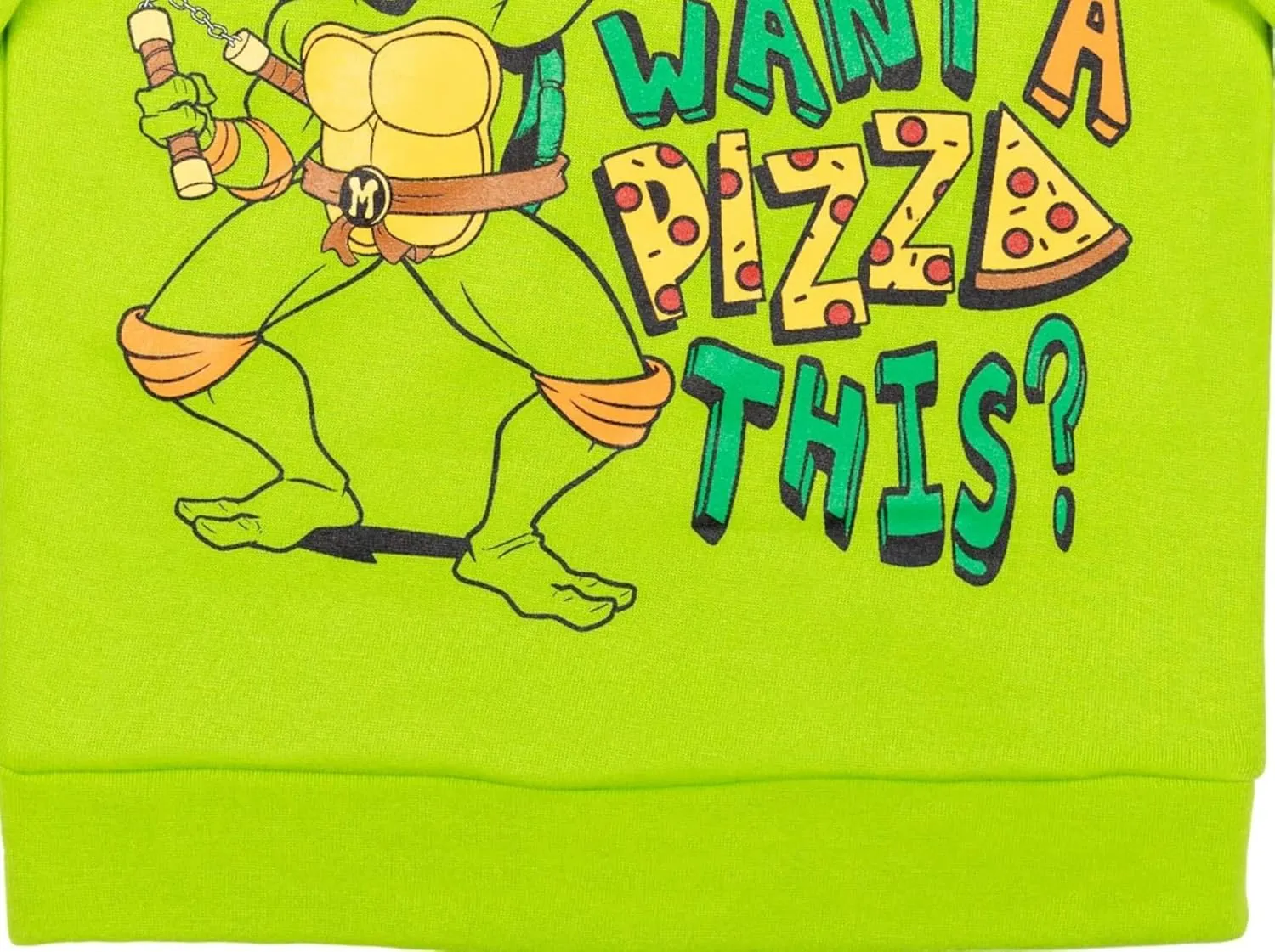 Teenage Mutant Ninja Turtles Fleece Pullover Hoodie Toddler to Big Kid Sizes (2T - 18-20)