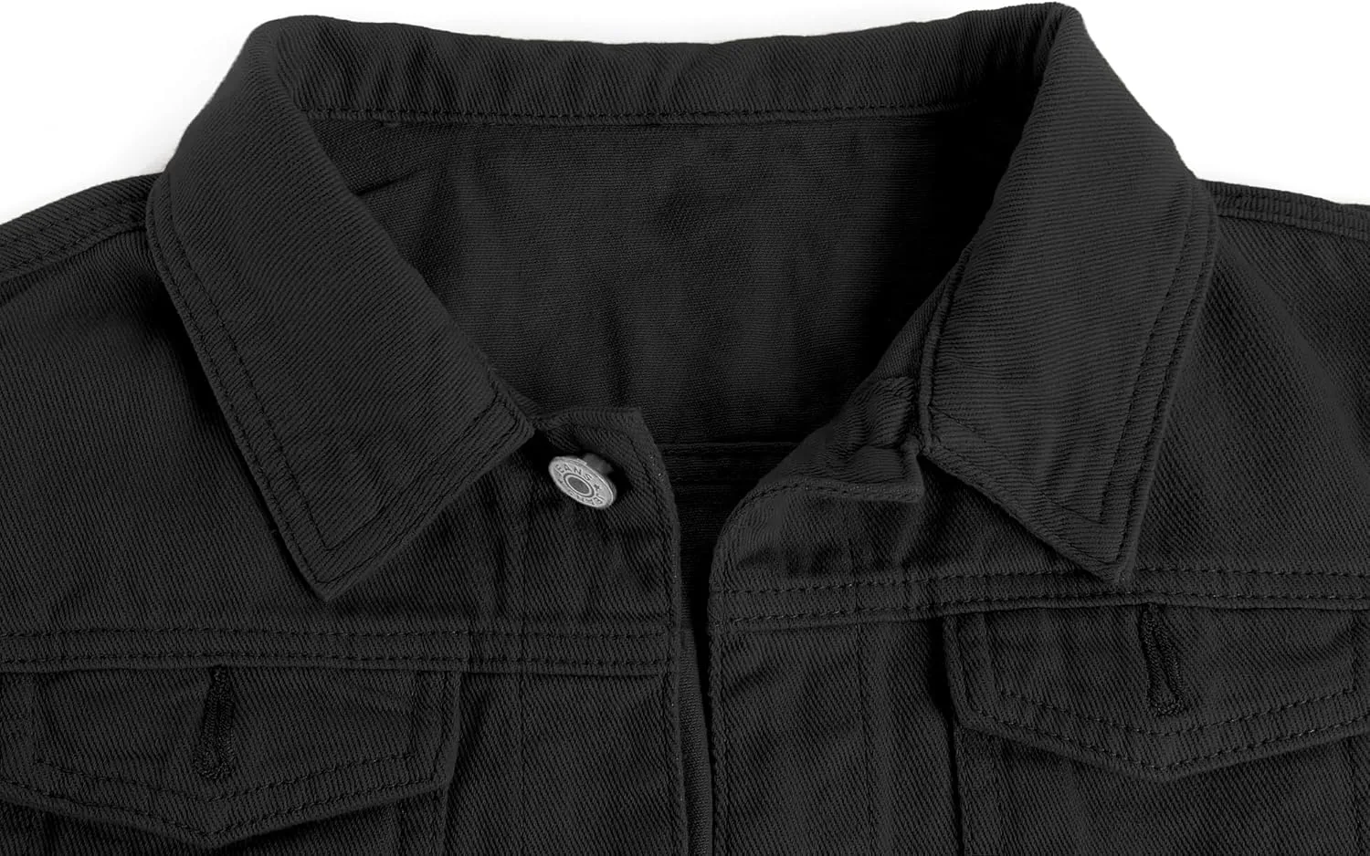 utcoco Women's Cropped Jean Jacket Long Sleeve Casual Button Down Denim Jacket