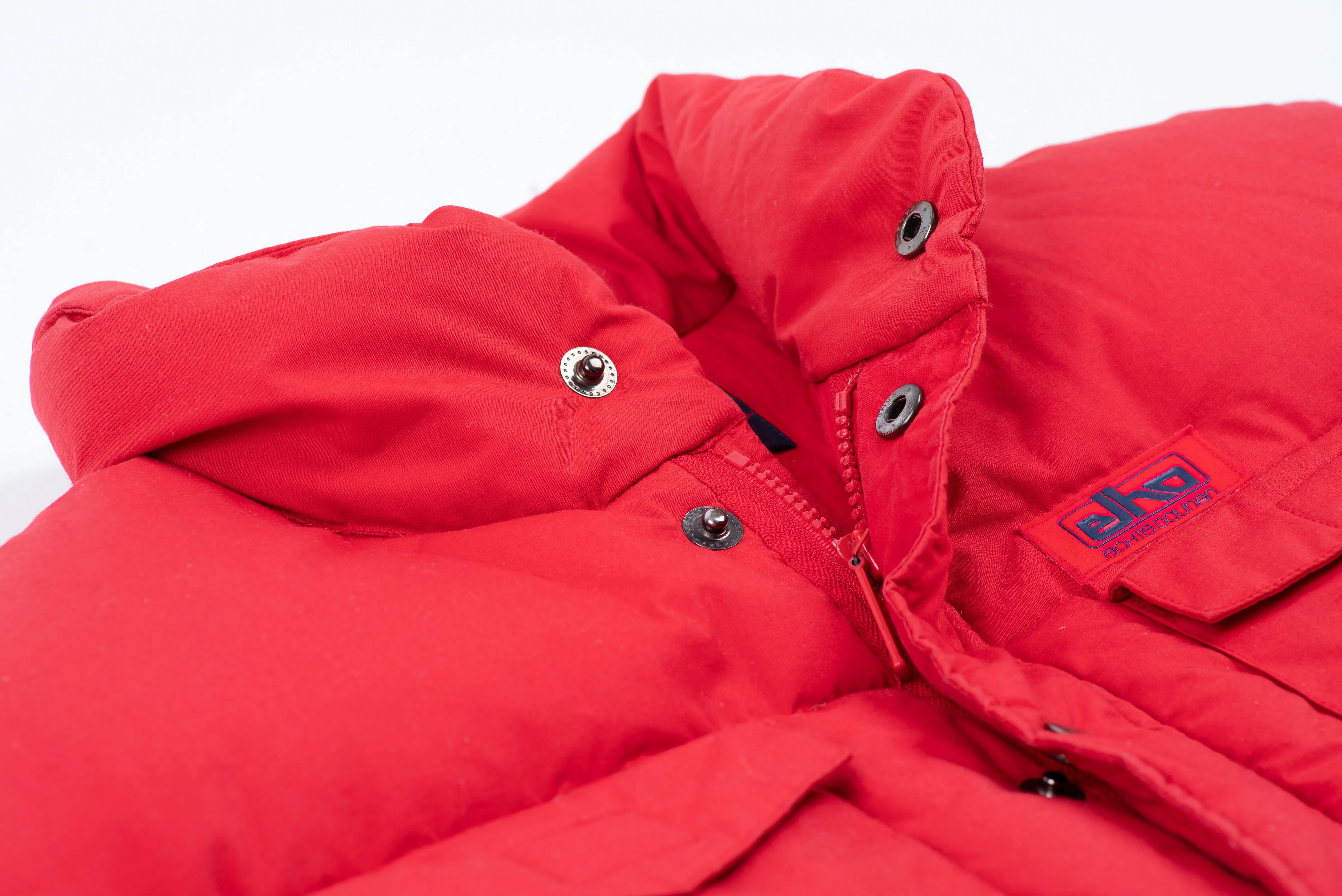 Vintage Elho Skiwear Down Puffer Red Men's Vest, SIZE XL