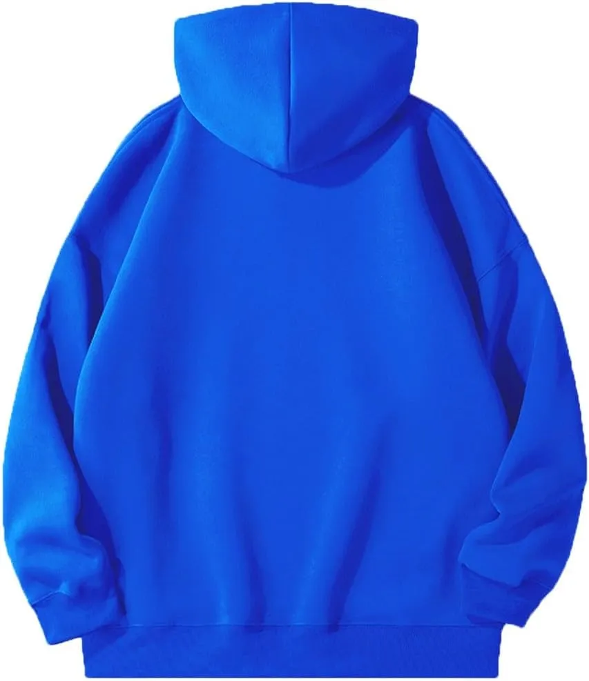 Women Hoodies Long Sleeve Pockets Hooded Sweater Solid Drawstring Pullover Fashion Sweatshirts Tops