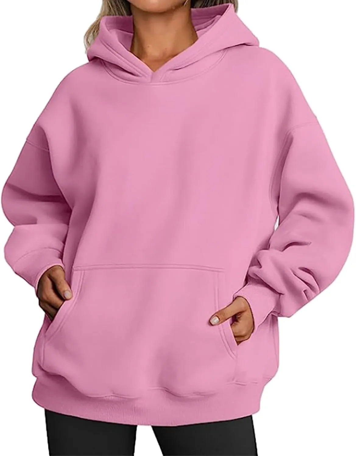 Women Long Sleeve Sweatshirt Oversized Hooded Sweatshirt Pullover with Pocket Hooded for Women