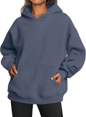 Women Long Sleeve Sweatshirt Oversized Hooded Sweatshirt Pullover with Pocket Hooded for Women