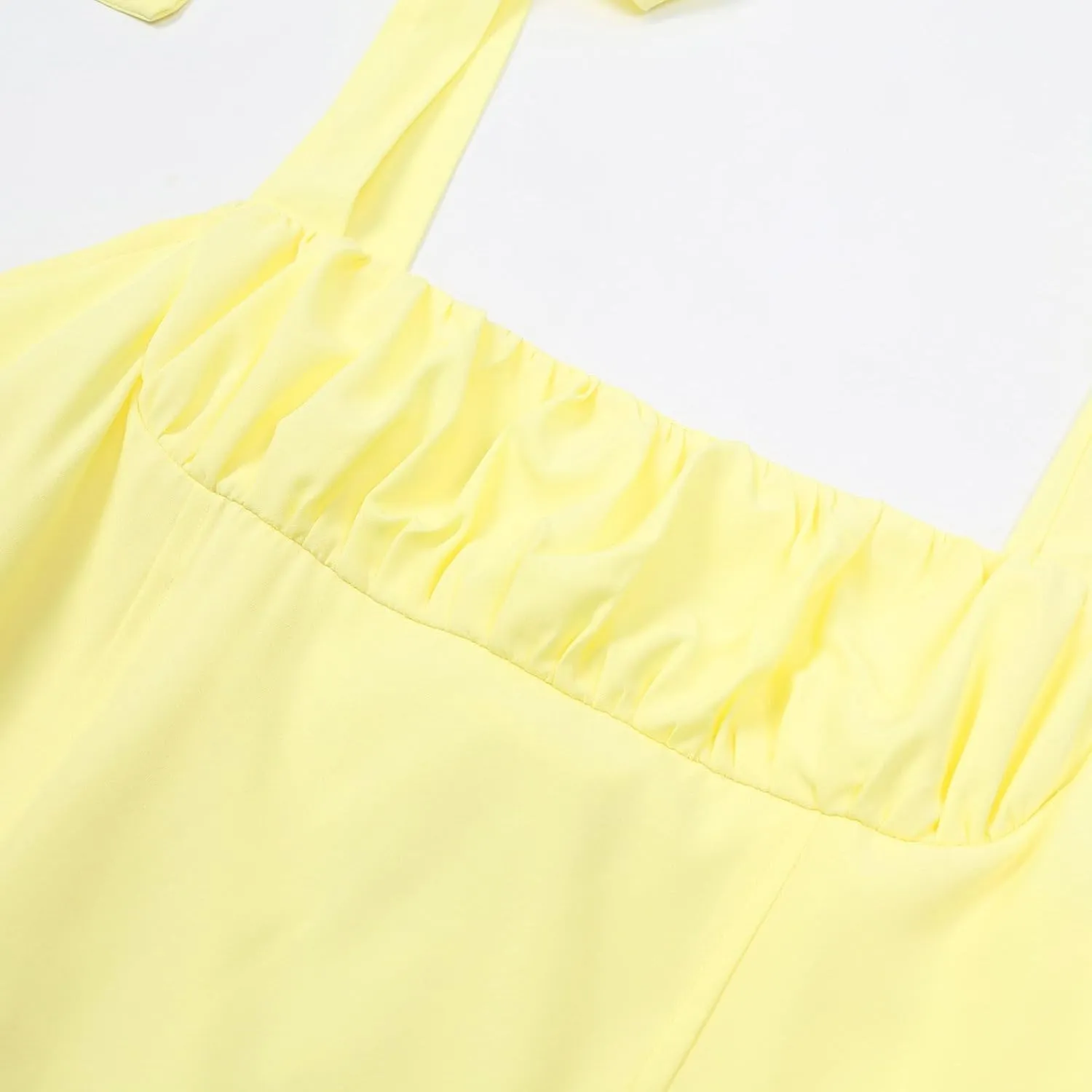 Women Y2k Mini Dress Ruffle Hem Tie Back Short Dress Flowy A Line Bodycon Dresses Party Clubwear