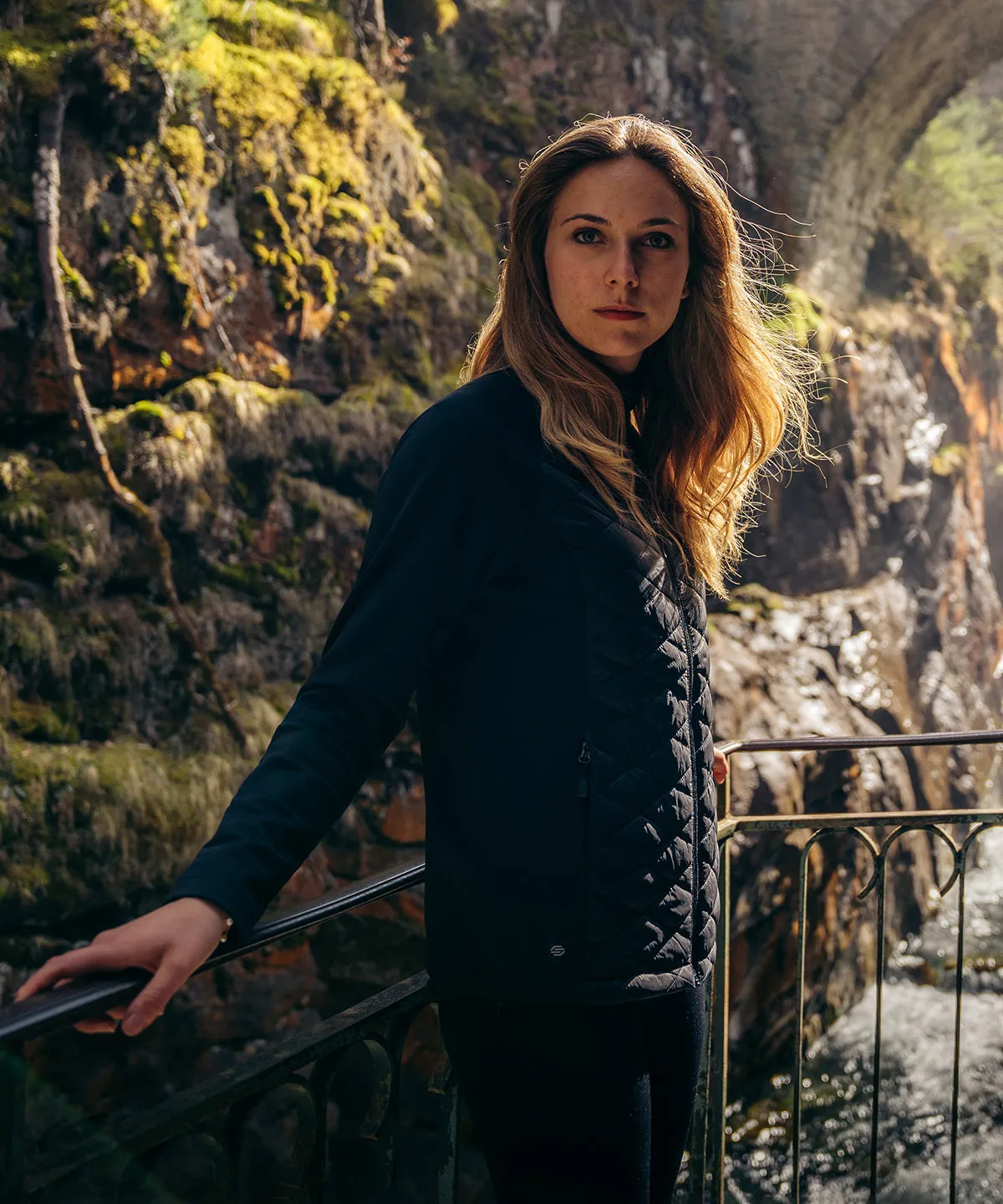 Womens Boulder thermal shell | Indigo