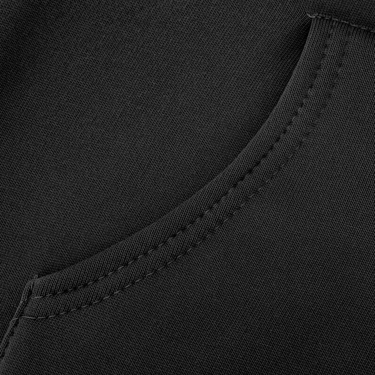 Womens Long Sleeve Hoodies Casual Maxi Length Hooded Dress with Drawstring and Pocket S-5XL