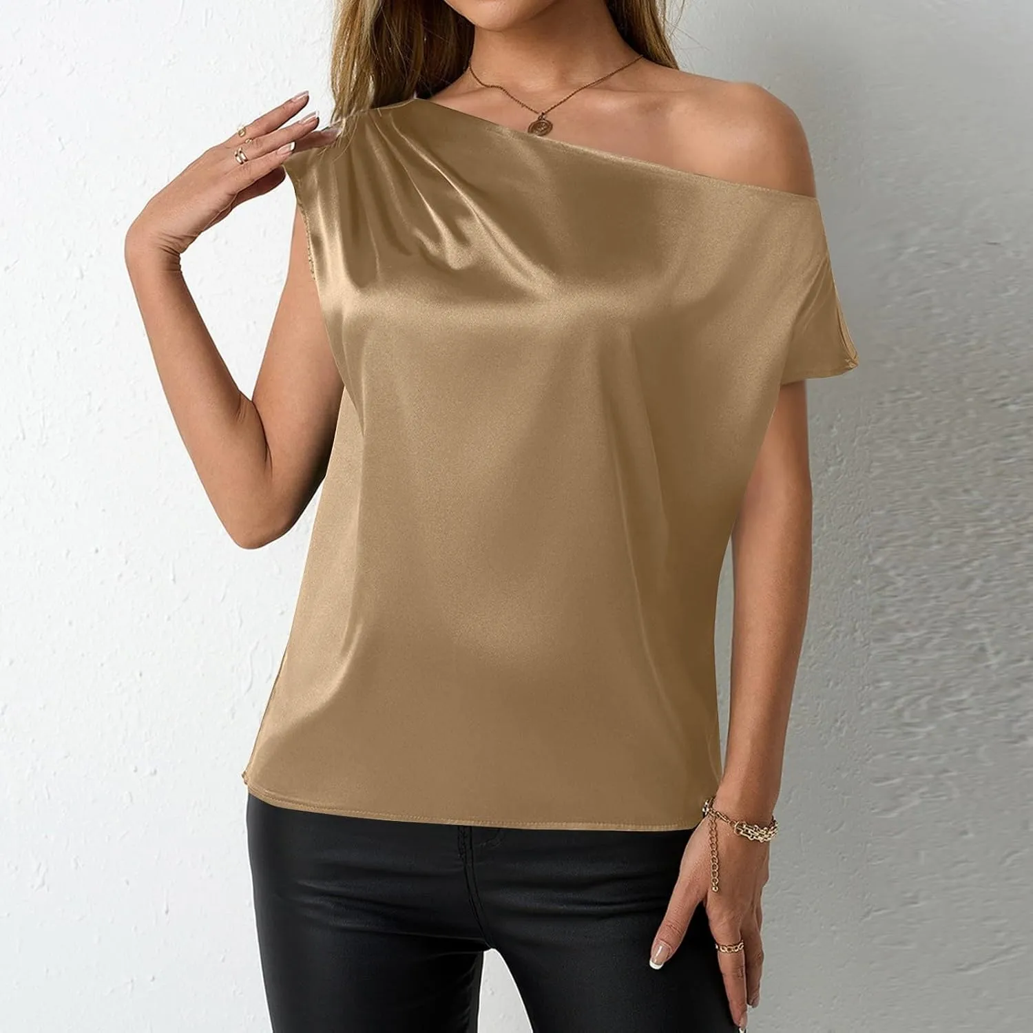 Womens Satin Tank Tops Sleeveless Lightweight Outdoor Vacation Shirts Casual Loose Summer Fashion Tees Blouses 2025