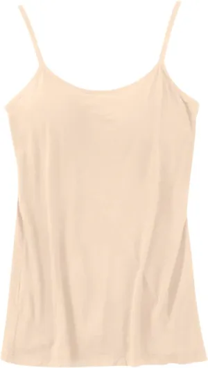 Women's Shelf Bra Camisole Tops Adjustable Spaghetti Strap Built in Bra Cami Tank Tops Relaxed Fit Cotton Undershirts