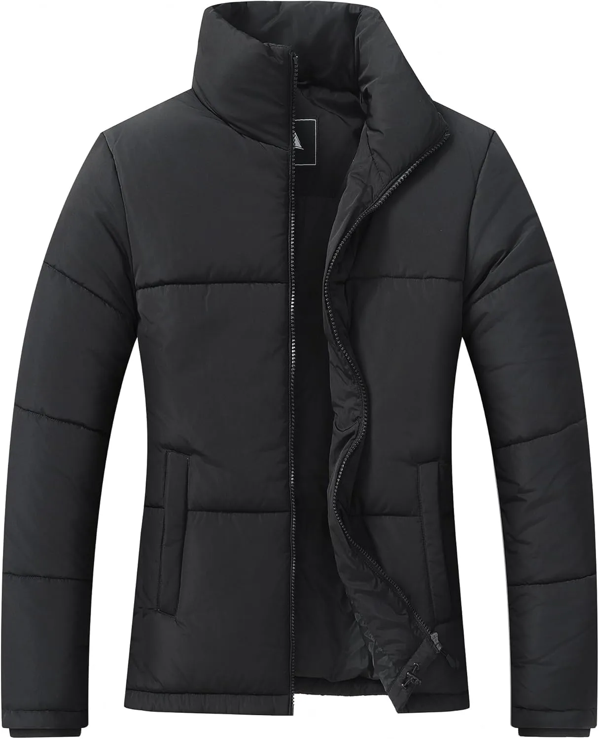 Women's Warm Winter Coat Waterproof Puffer Jacket Full-Zip Lightweight Winter Jacket