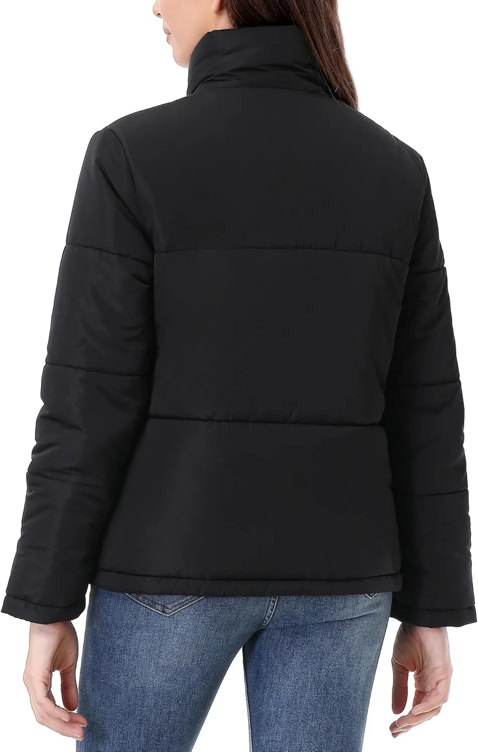Women's Warm Winter Coat Waterproof Puffer Jacket Full-Zip Lightweight Winter Jacket