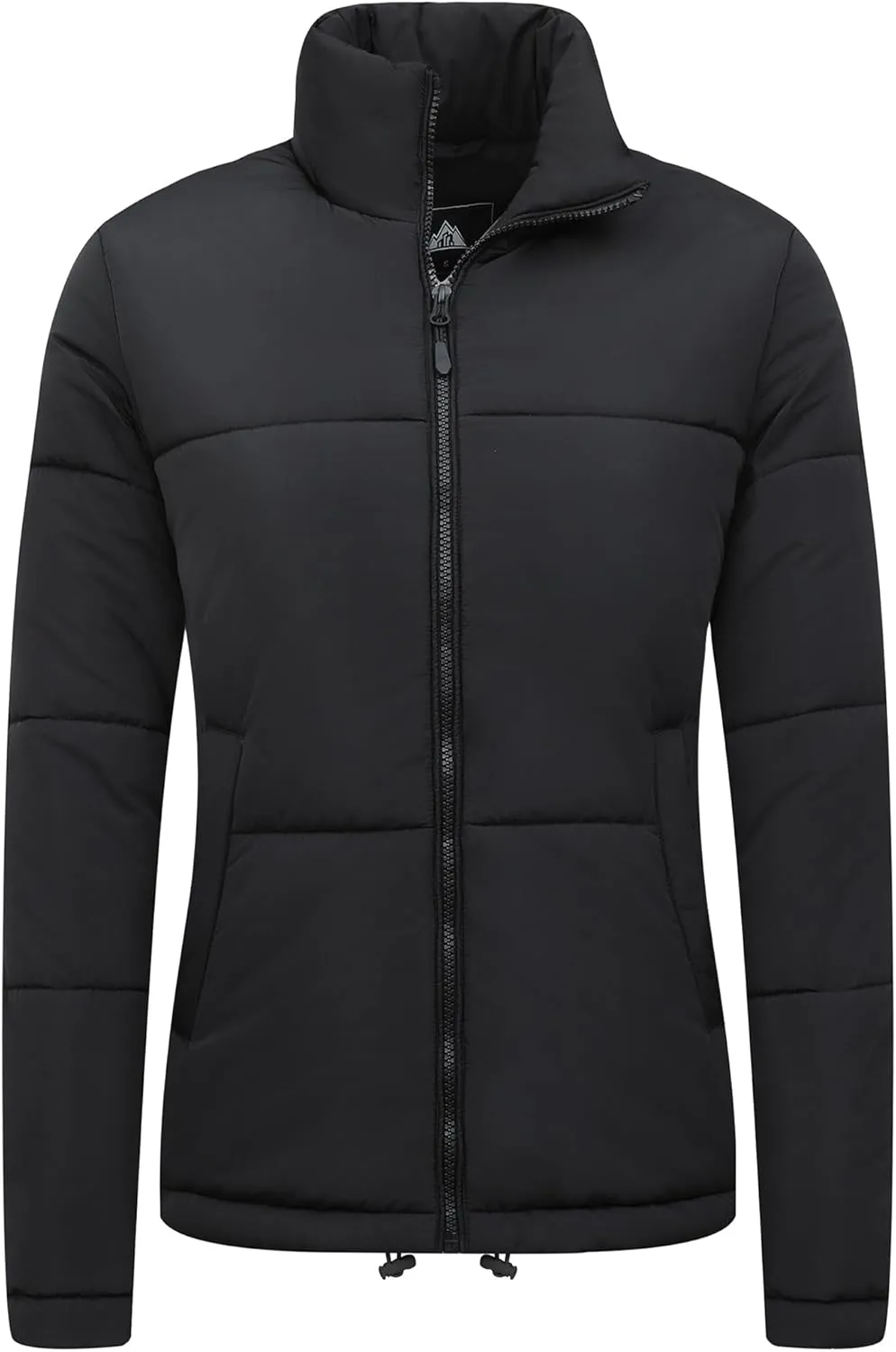 Women's Warm Winter Coat Waterproof Puffer Jacket Full-Zip Lightweight Winter Jacket