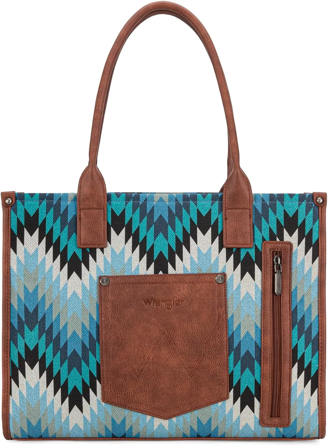 Wrangler Aztec Tote Bag for Women Western Top Handle Handbags and Purses
