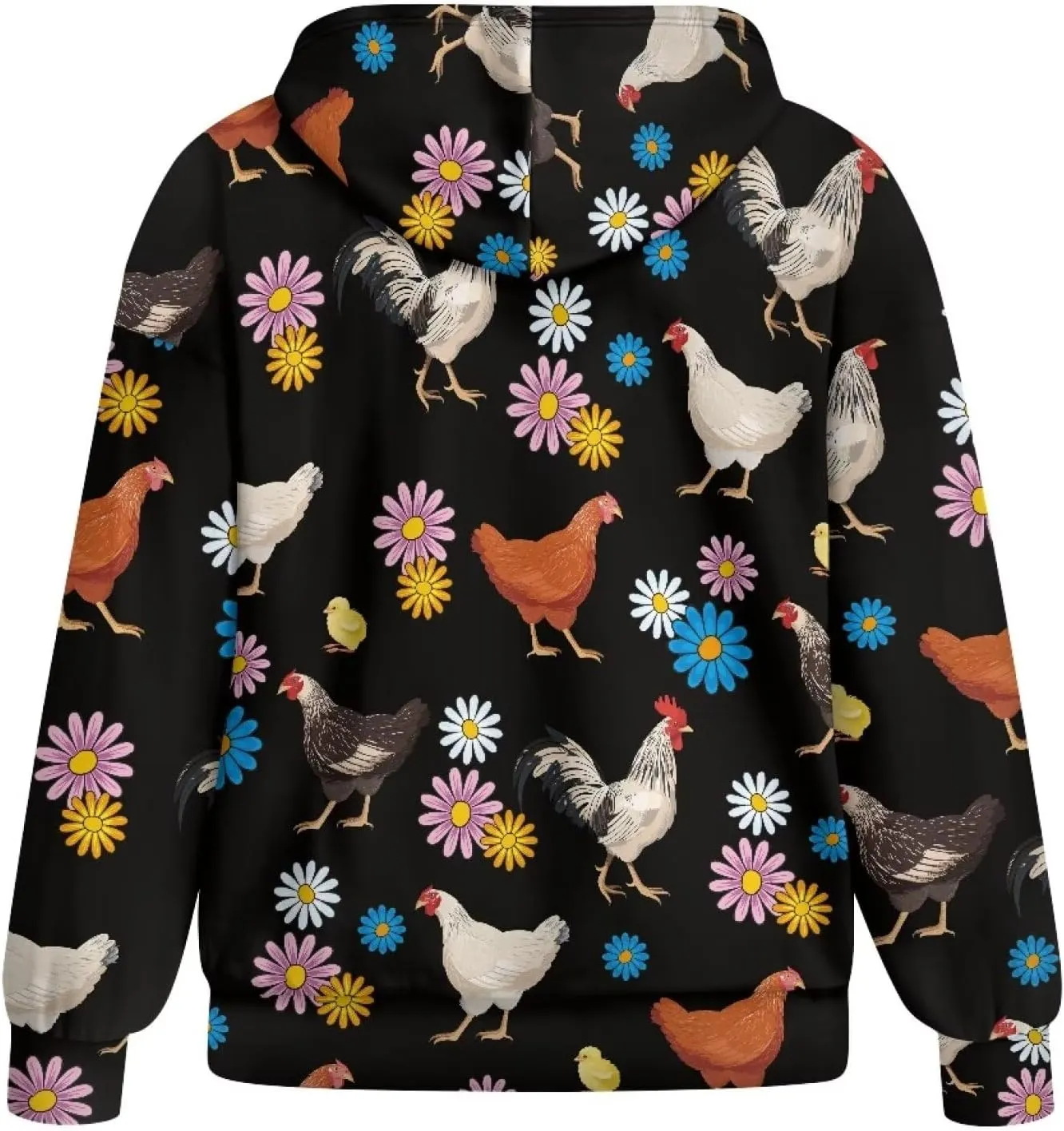 ZOUTAIRONG Hoodies for Women Zip Up Hoodie Oversize Sweatshirt Womens Jackets with Pocket