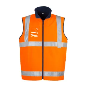 ZV358 Syzmik Mens Hi Vis Lightweight Fleece Lined Vest